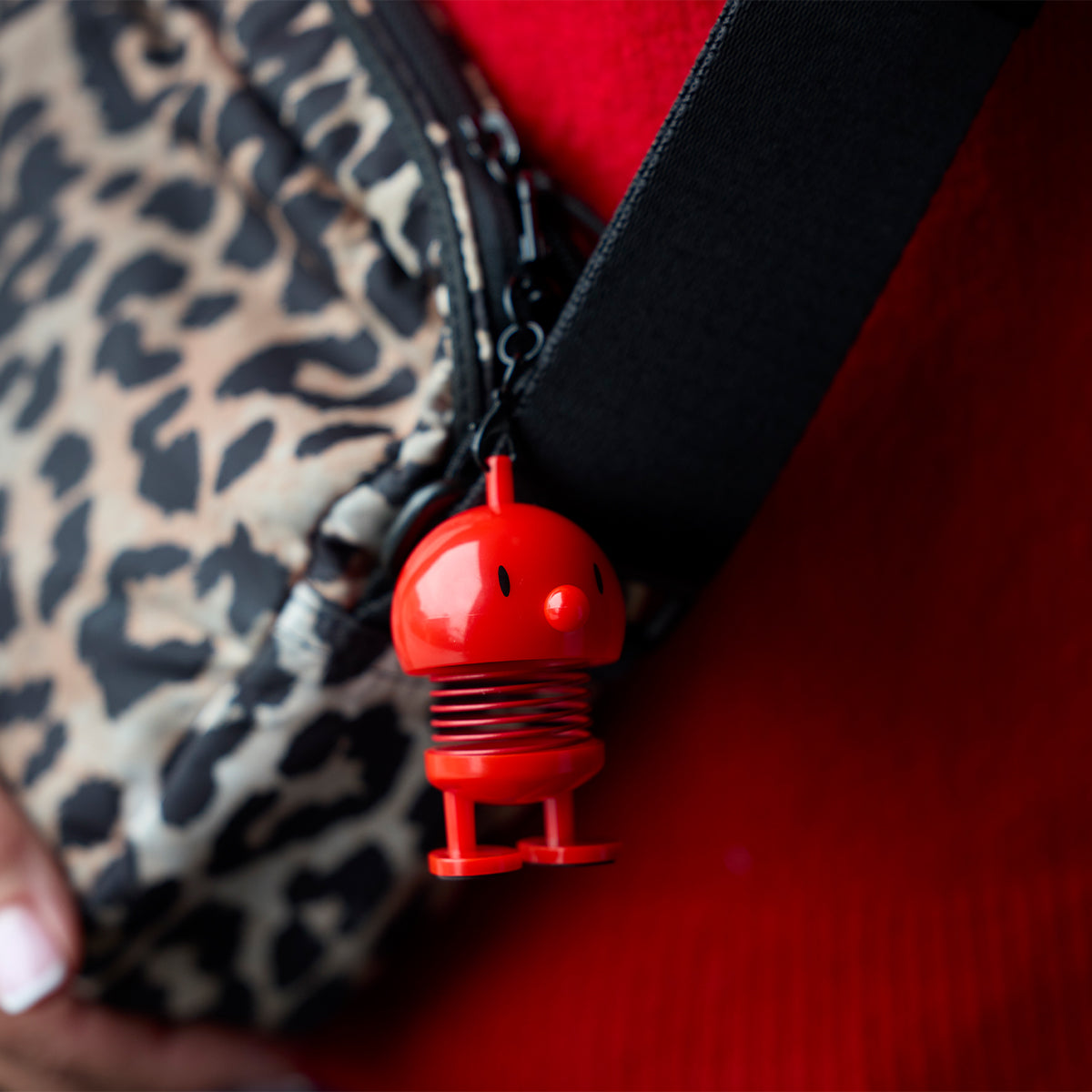 BAG CHARM Red
