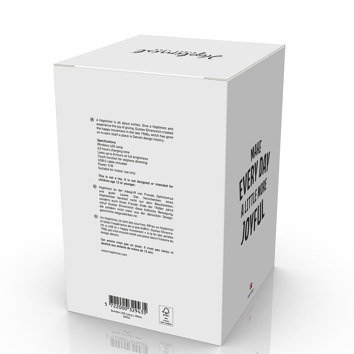 Portable lamp L White